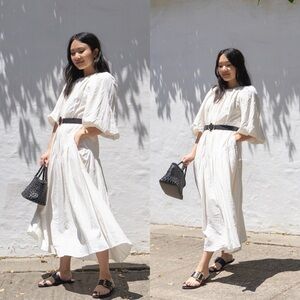 M.M LA FLEUR Medina 1.0 Dress in porcelain